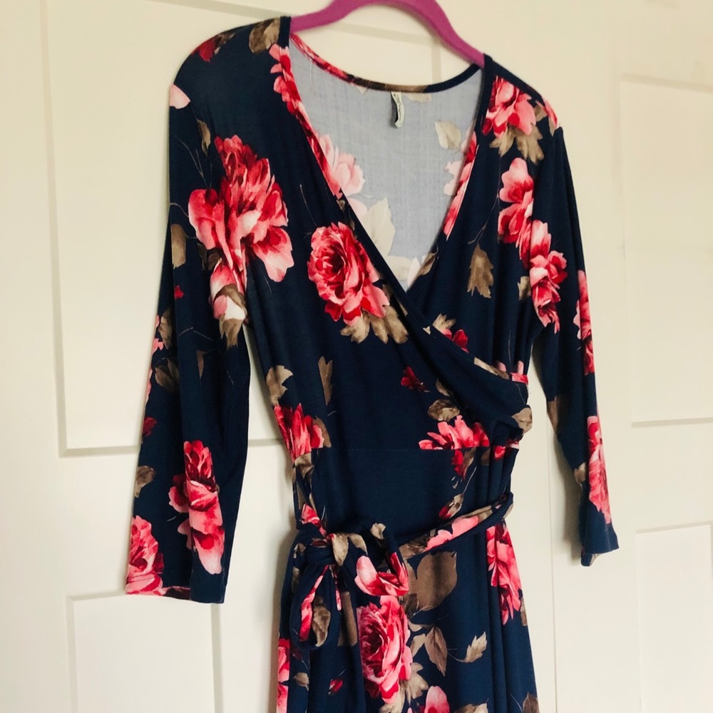 Pink Blush maternity maxi dress